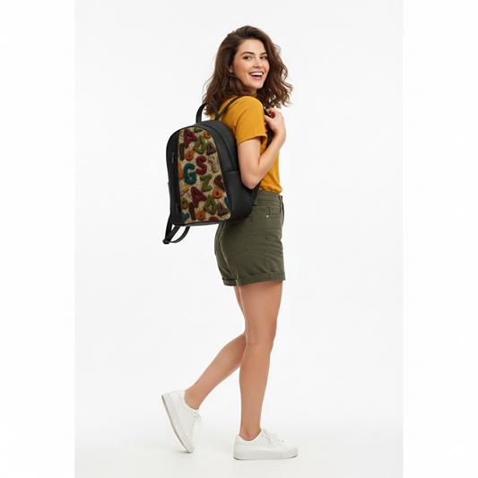 Black VOLT yarn Backpack