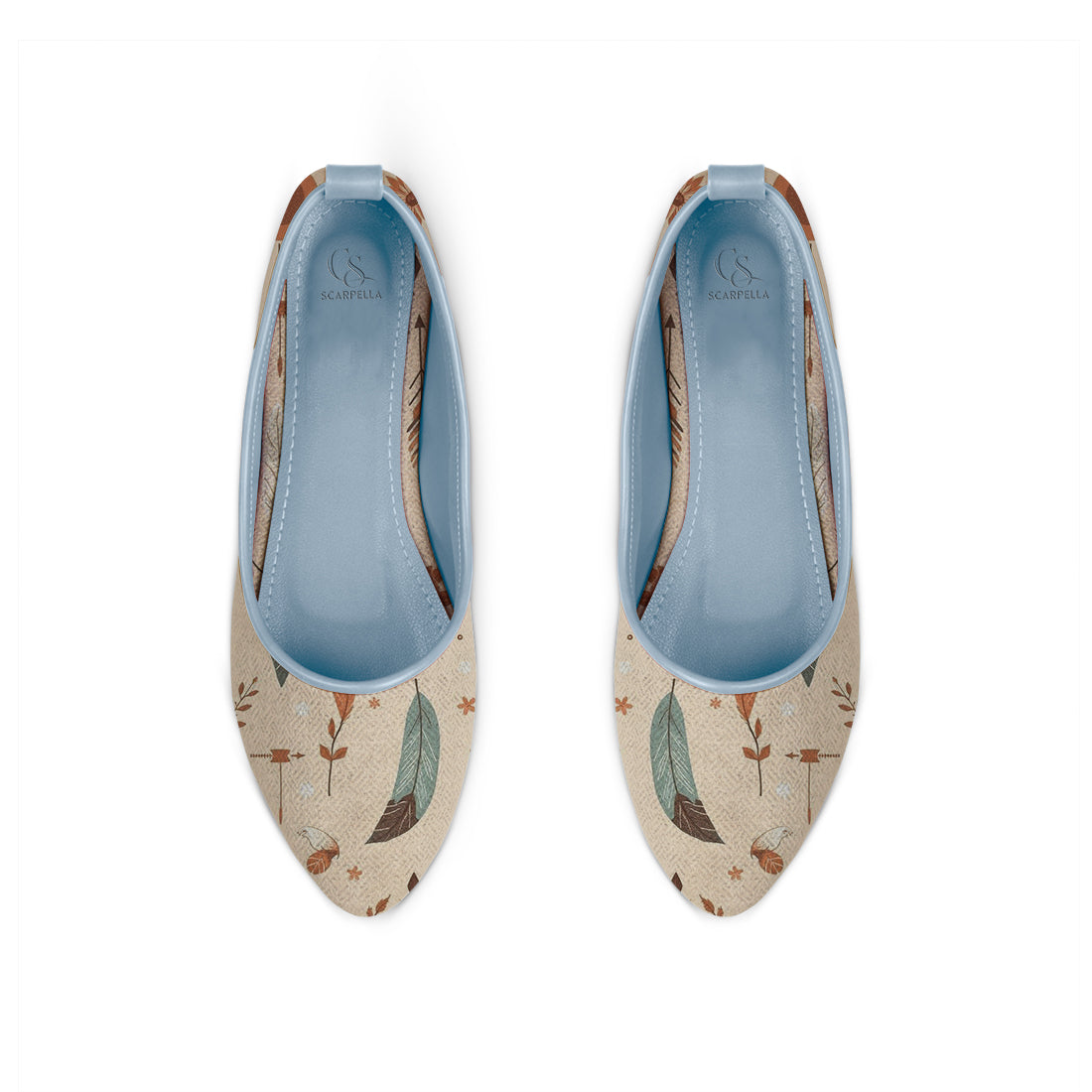 MAYZA Noxi  Printed Flat Shoes