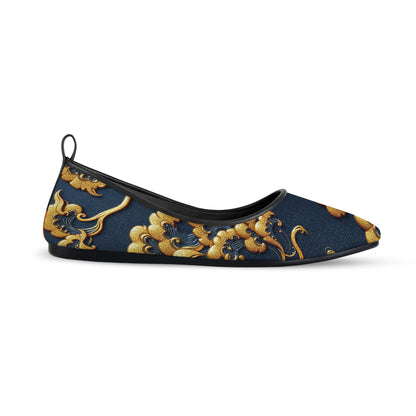 MAYZA Zuri Printed Flat Shoes