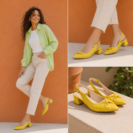 Vera – Knot Slingback Heel