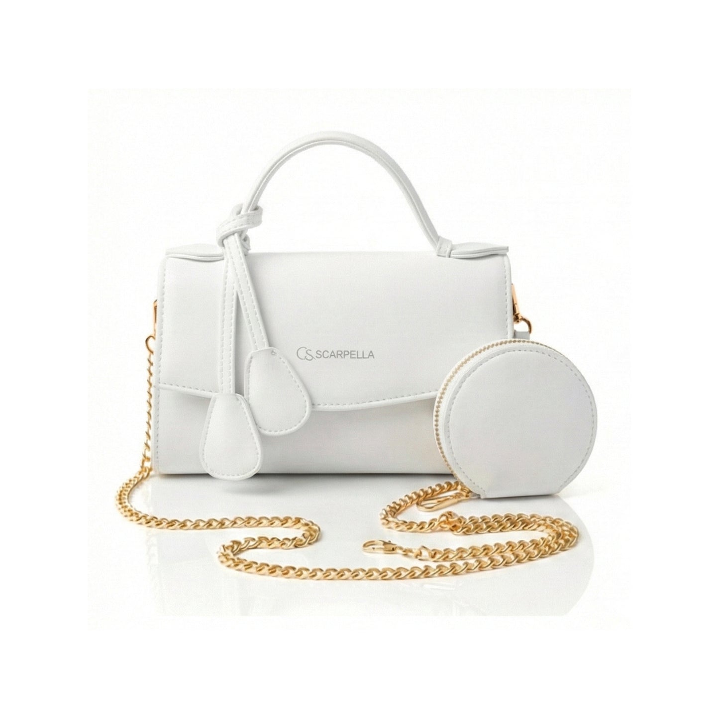 Verde Mini Chain Bag | Scarpella