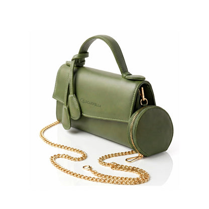 Verde Mini Chain Bag | Scarpella