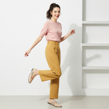 Beige Agy Flat Shoes