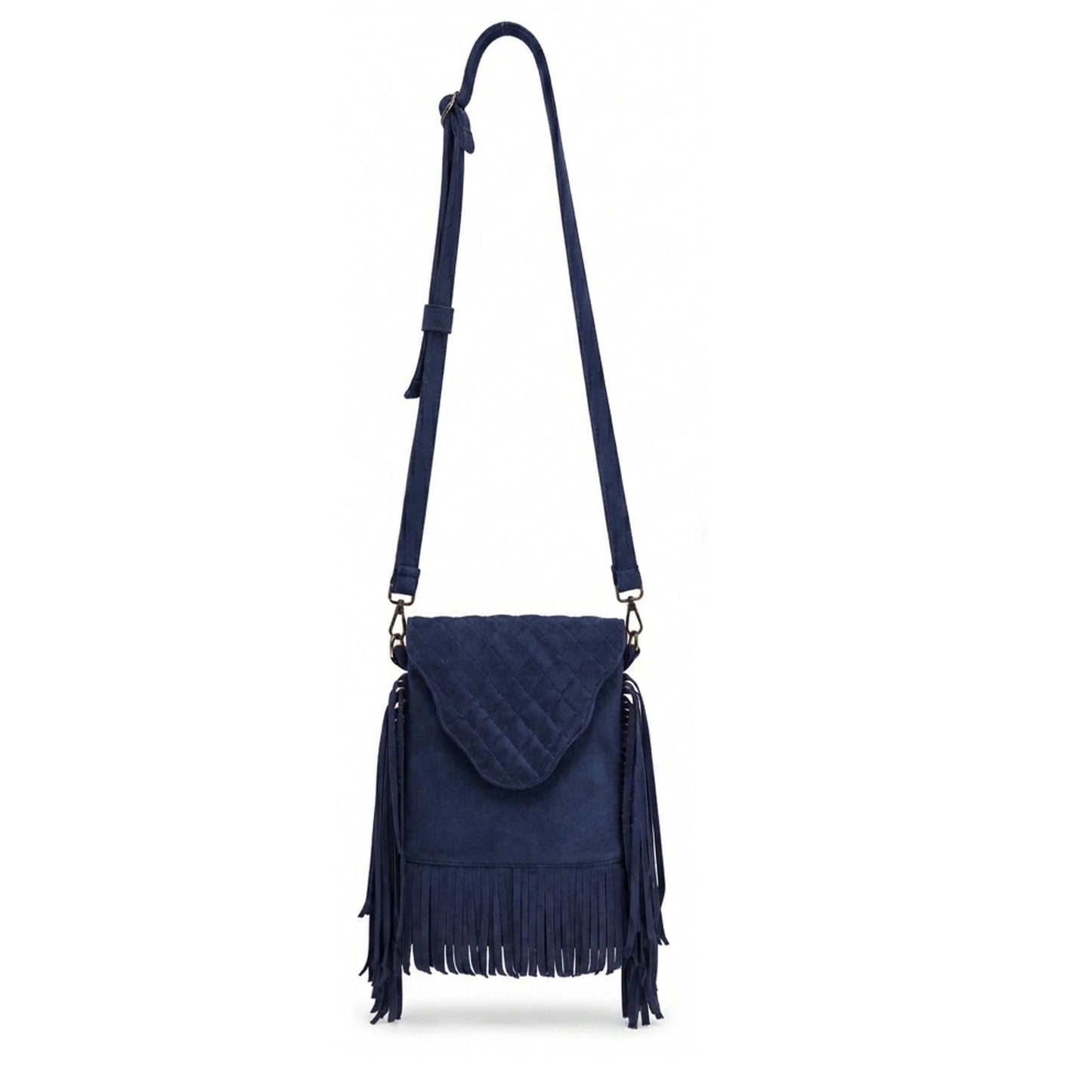 Selvara –Mini Fringe Suede Bag