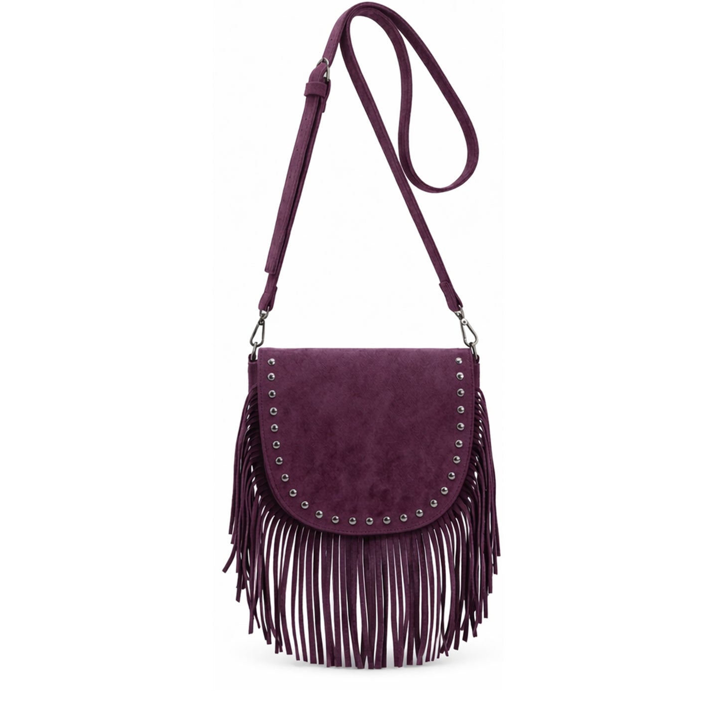 Ira – Suede Fringe Crossbody