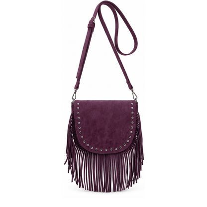 Ira – Suede Fringe Crossbody