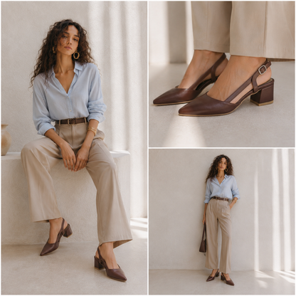 Harlow – Slingback Heels