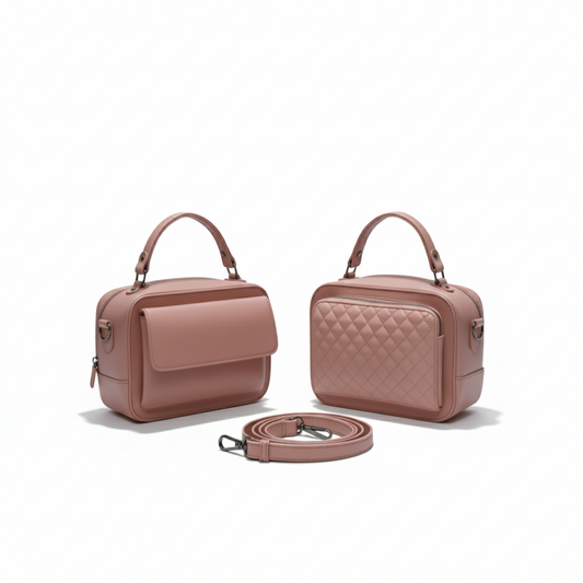 Cashmere Shika Crossbody & Handbag [Double Face]