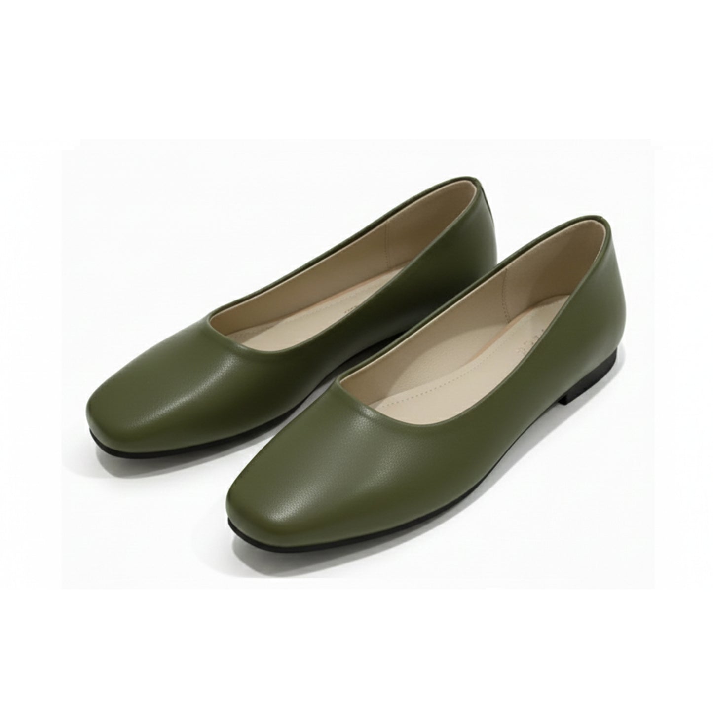 Lora Square-Toe Everyday Flat Shoes | Scarpella