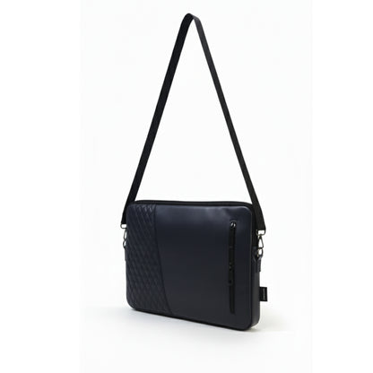 D Blue Edge Capitoné  Laptop Sleeve