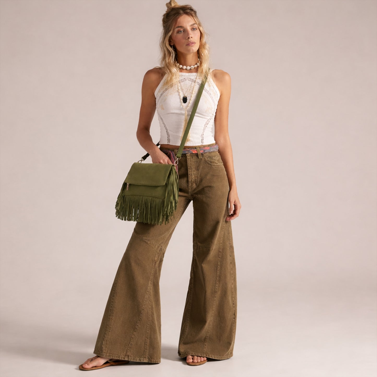 Juno Fringe Crossbody Bag | Scarpella