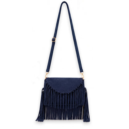 Solenza  – Suede Fringe  Bag