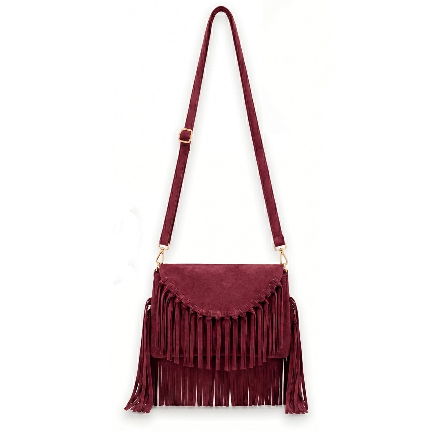Solenza  – Suede Fringe  Bag