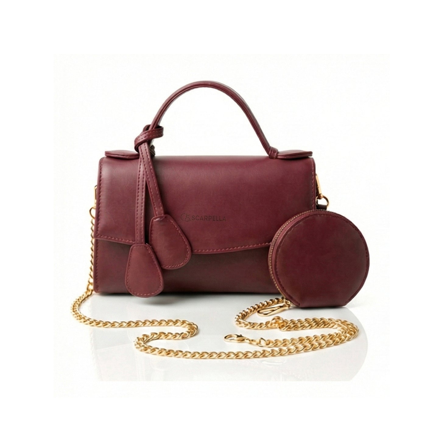 Verde Mini Chain Bag | Scarpella