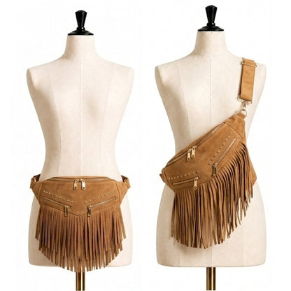 Kalira – Suede Fringe Waist Bag