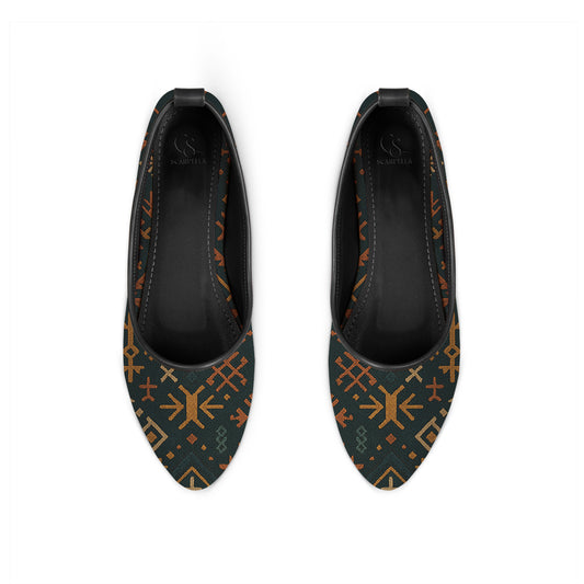 MAYZA Vibe Printed Flat Shoes