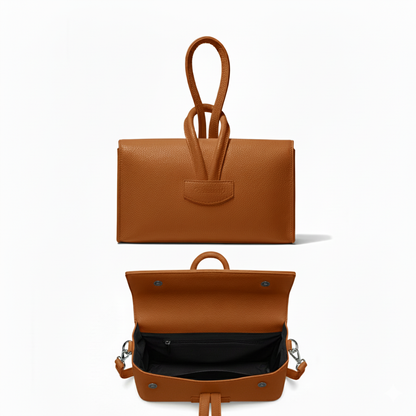 Knot Sculpted Handle Crossbody Handbag | Scarpella