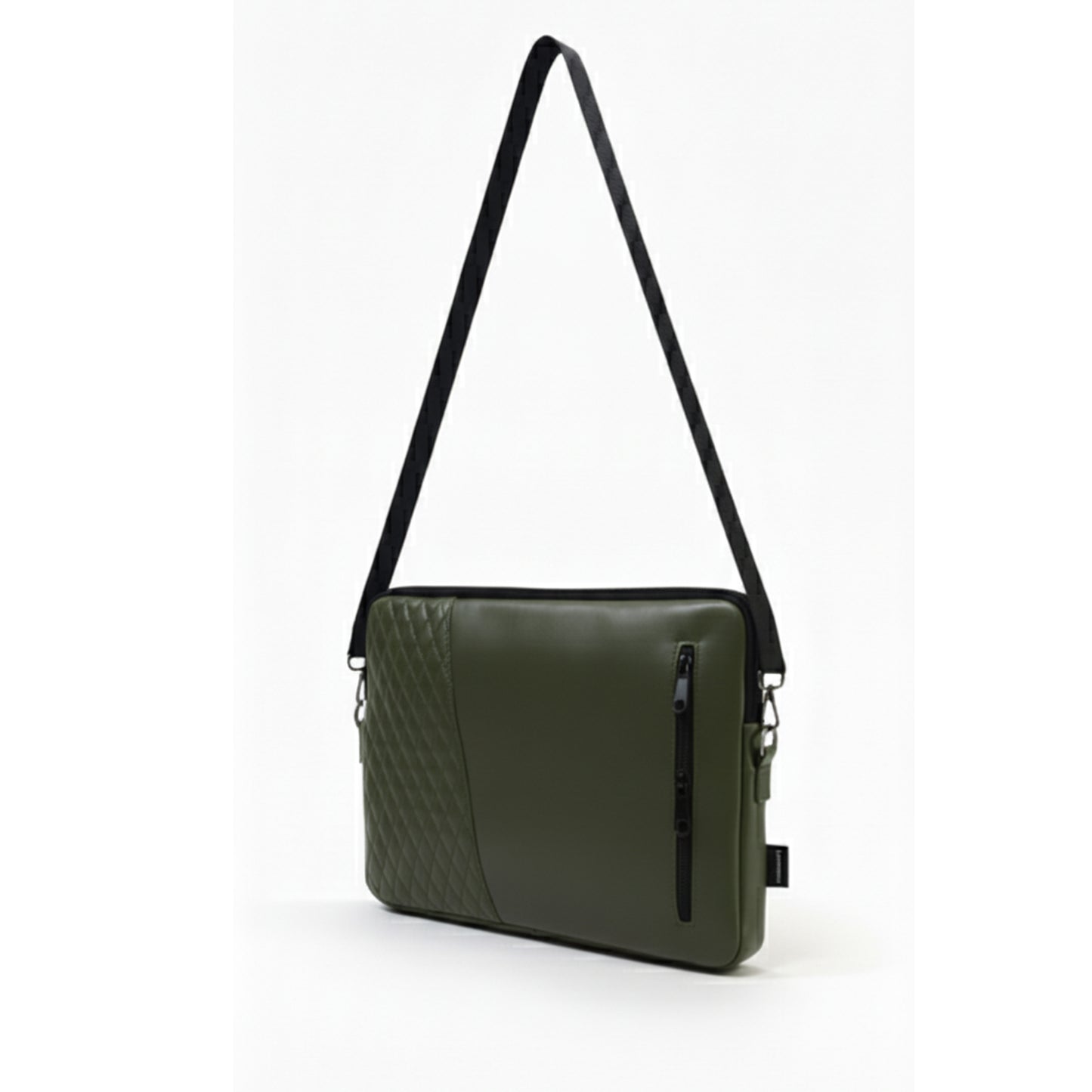 Olive Edge Capitoné  Laptop Sleeve