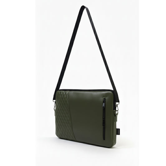 Olive Edge Capitoné  Laptop Sleeve