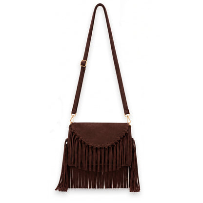 Solenza  – Suede Fringe  Bag