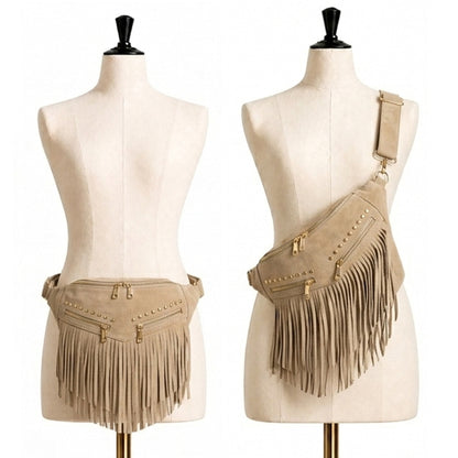 Kalira – Suede Fringe Waist Bag