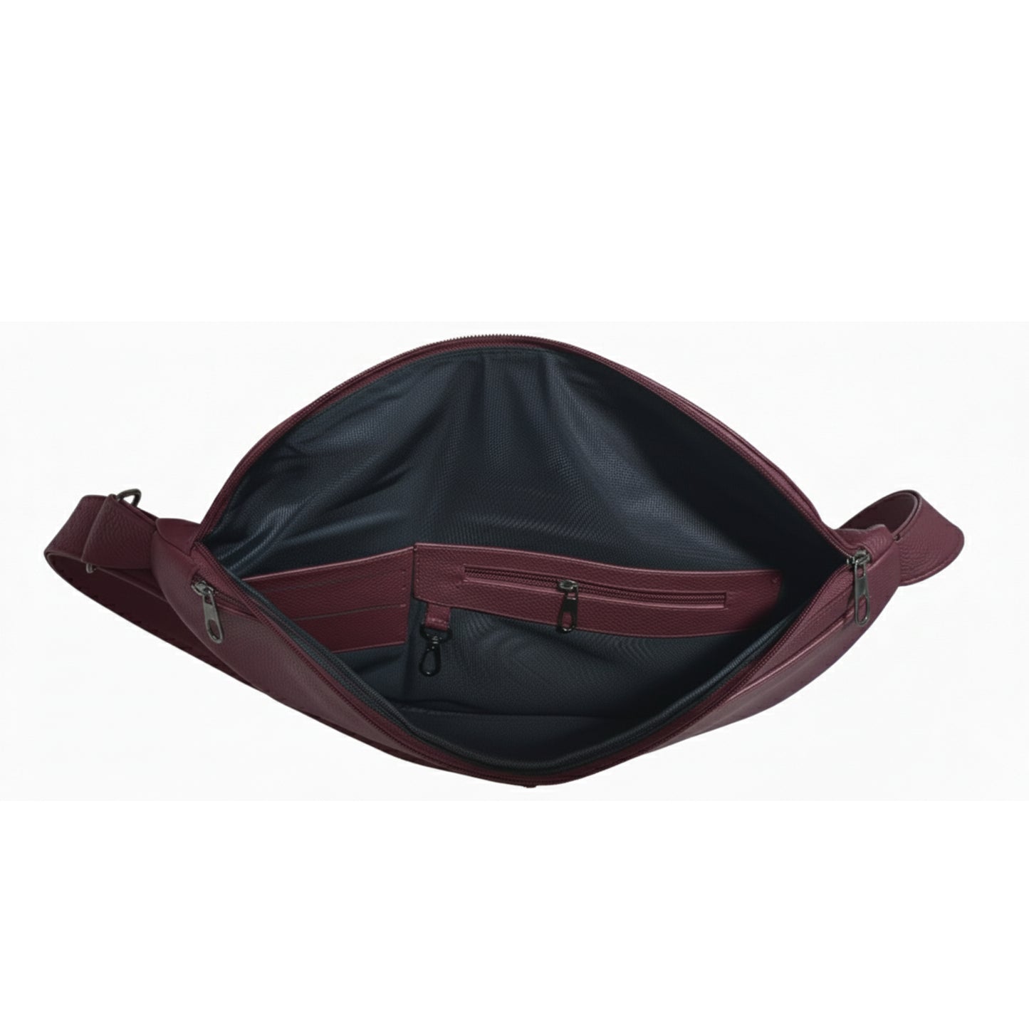 Burgundy Rush Chest Crossbody Bag