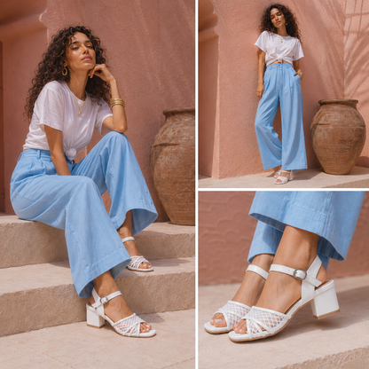 Lysandra – Evening Mesh Sandals