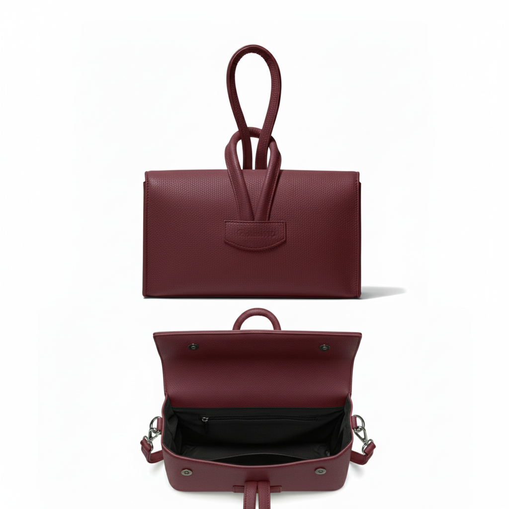 Knot Sculpted Handle Crossbody Handbag | Scarpella