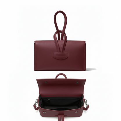 Knot Sculpted Handle Crossbody Handbag | Scarpella