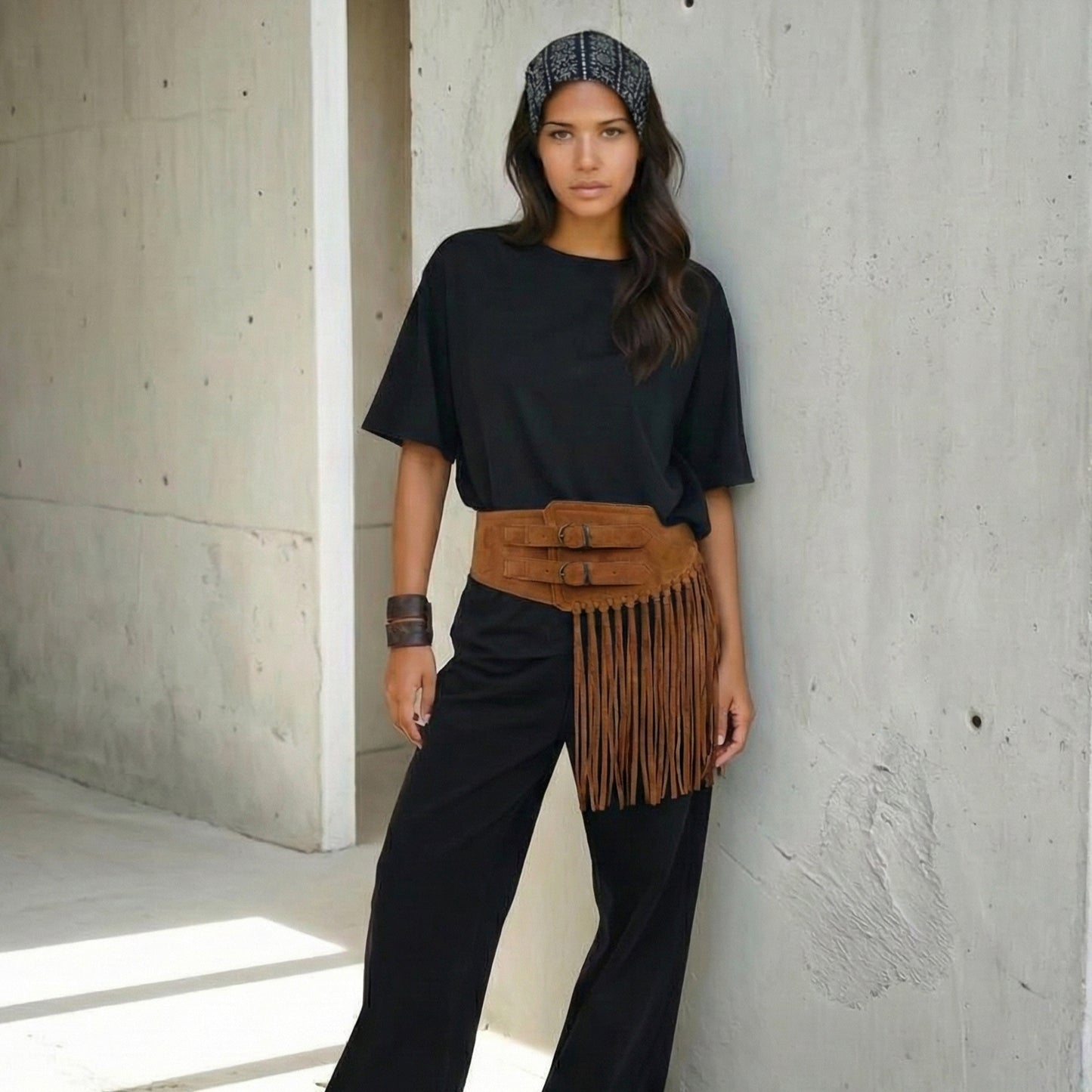 Rico Fringe Belt | Scarpella