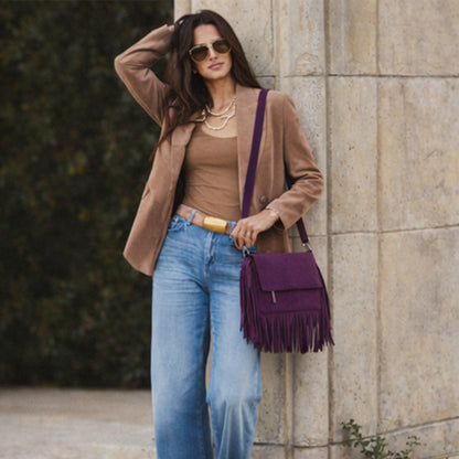 Juno Fringe Crossbody Bag | Scarpella