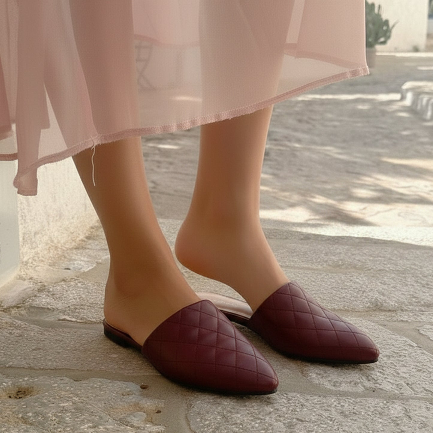 Quilted Ease Mule | Scarpella