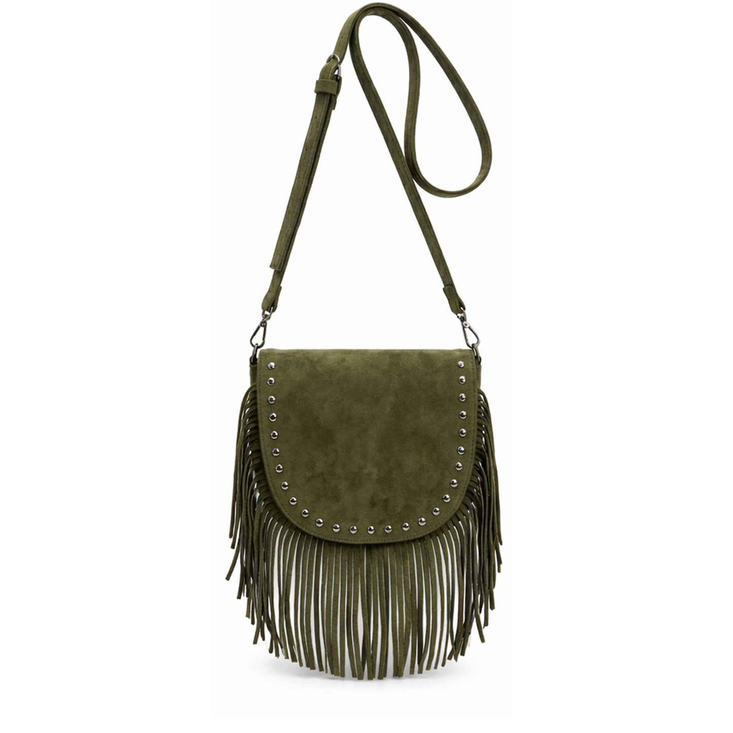 Ira – Suede Fringe Crossbody