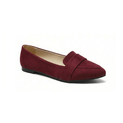Vogue Suede Everyday Flat Shoes | Scarpella