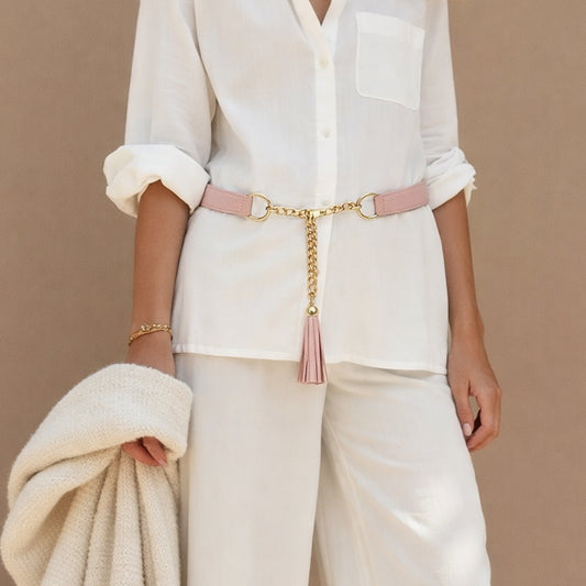 Valencia – Chain Tassel Belt
