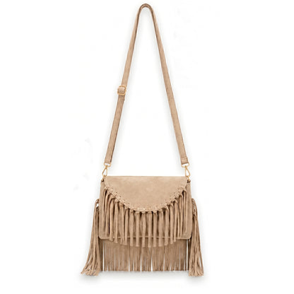 Solenza  – Suede Fringe  Bag