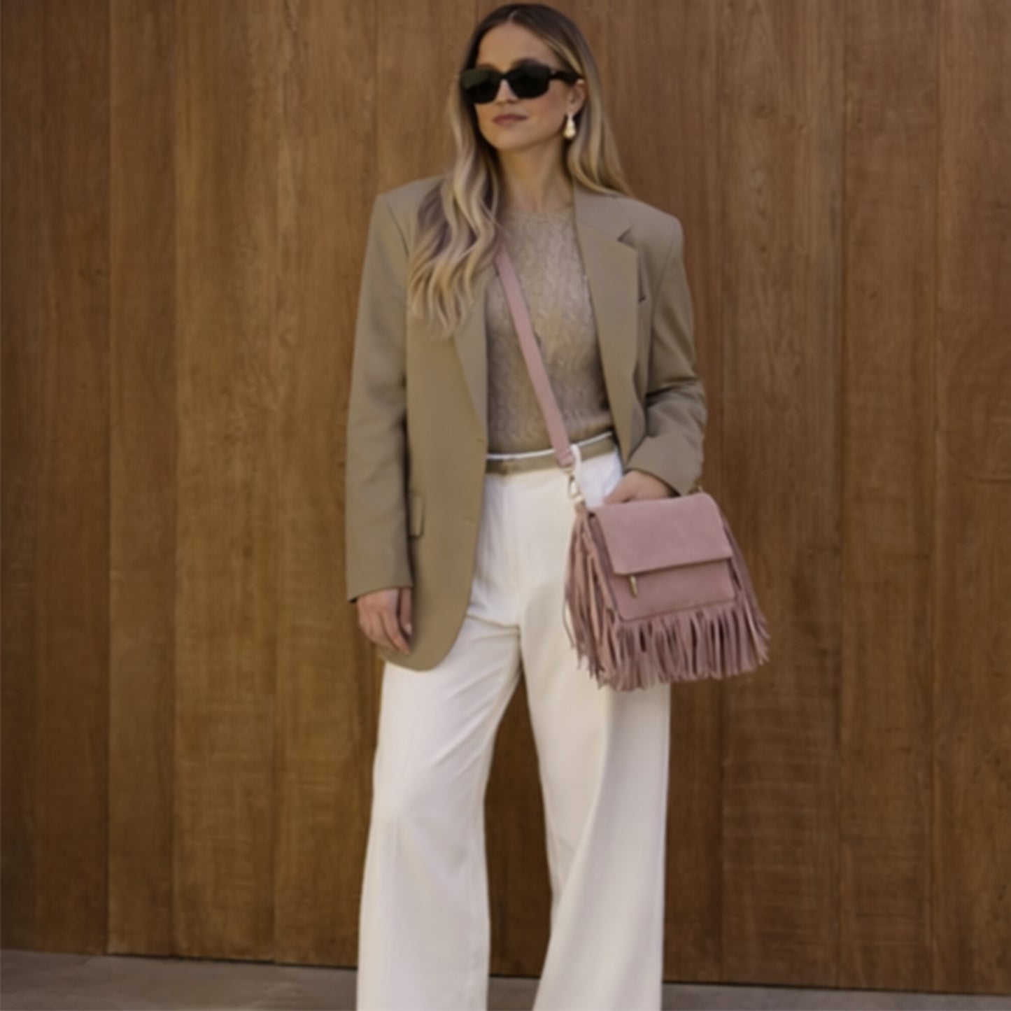 Juno Fringe Crossbody Bag | Scarpella