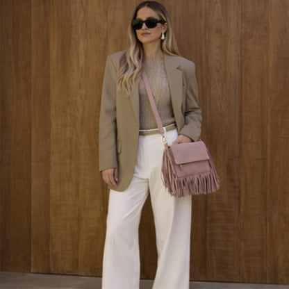 Juno Fringe Crossbody Bag | Scarpella