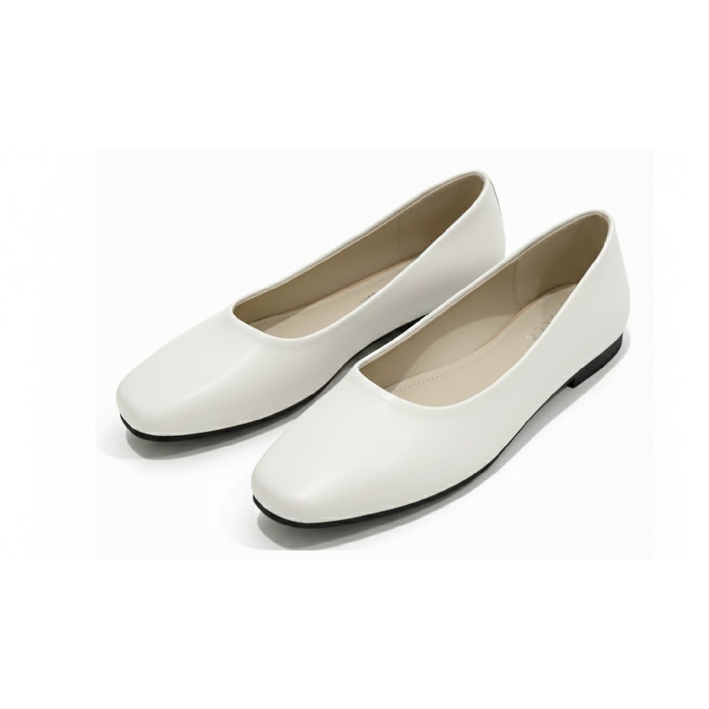Lora Square-Toe Everyday Flat Shoes | Scarpella