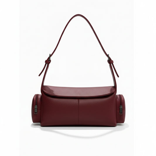 Burgundy LUSHA Dual Carry Bag (Hand & Shoulder)