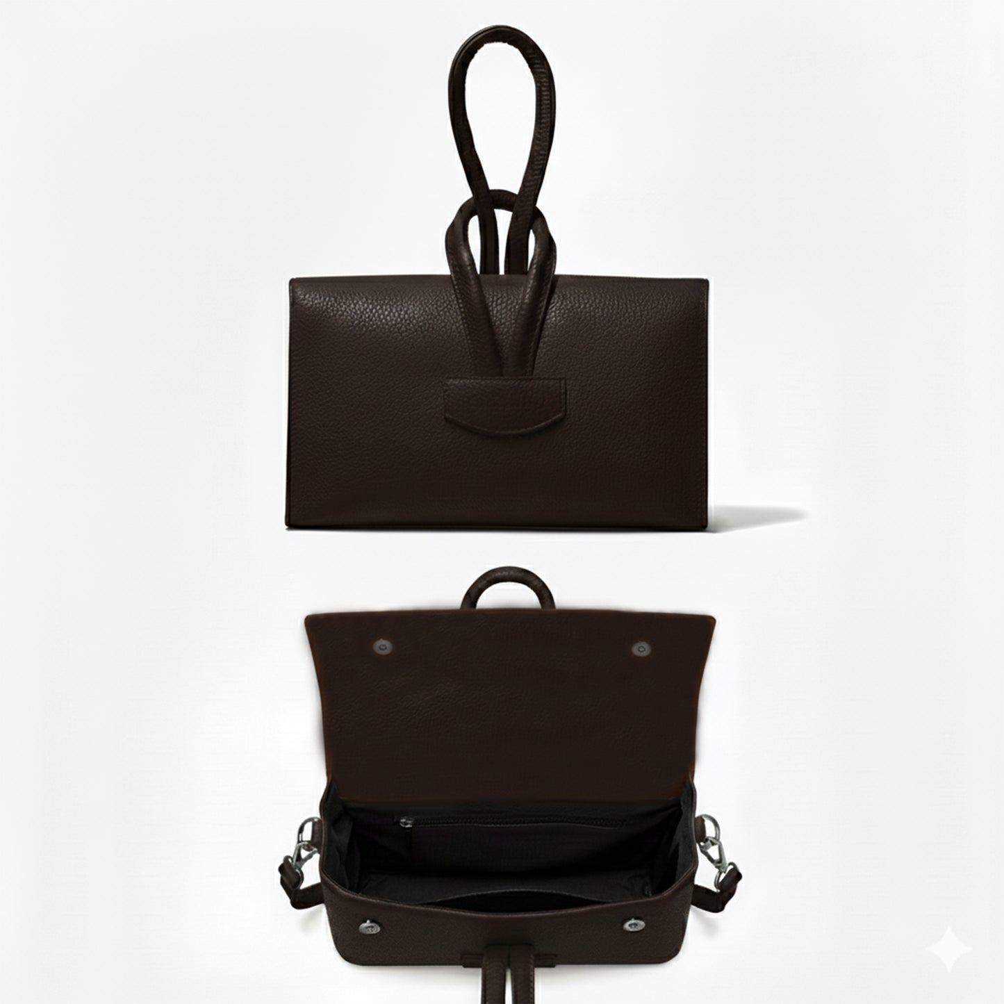 Knot Sculpted Handle Crossbody Handbag | Scarpella