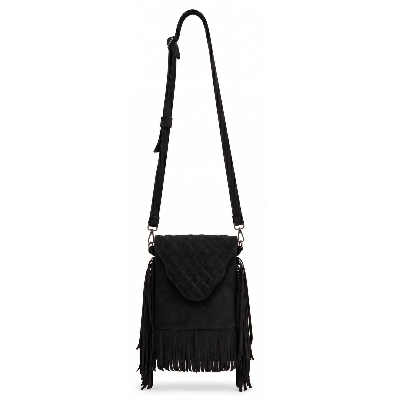 Selvara –Mini Fringe Suede Bag