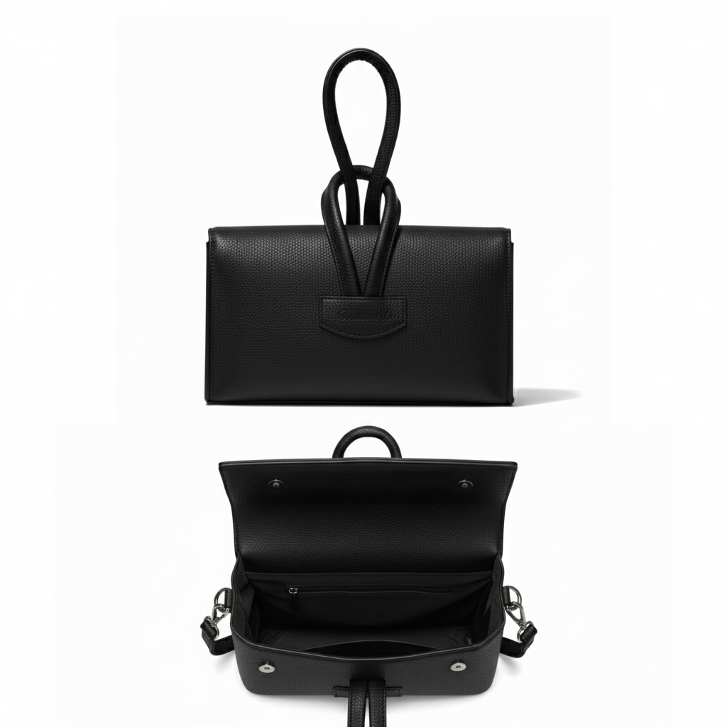 Knot Sculpted Handle Crossbody Handbag | Scarpella