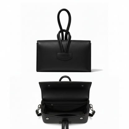 Knot Sculpted Handle Crossbody Handbag | Scarpella