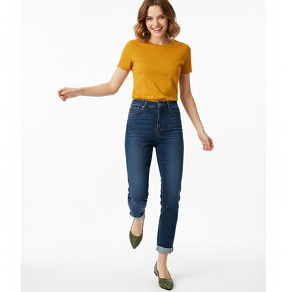 Olive Strips Flat Shoes