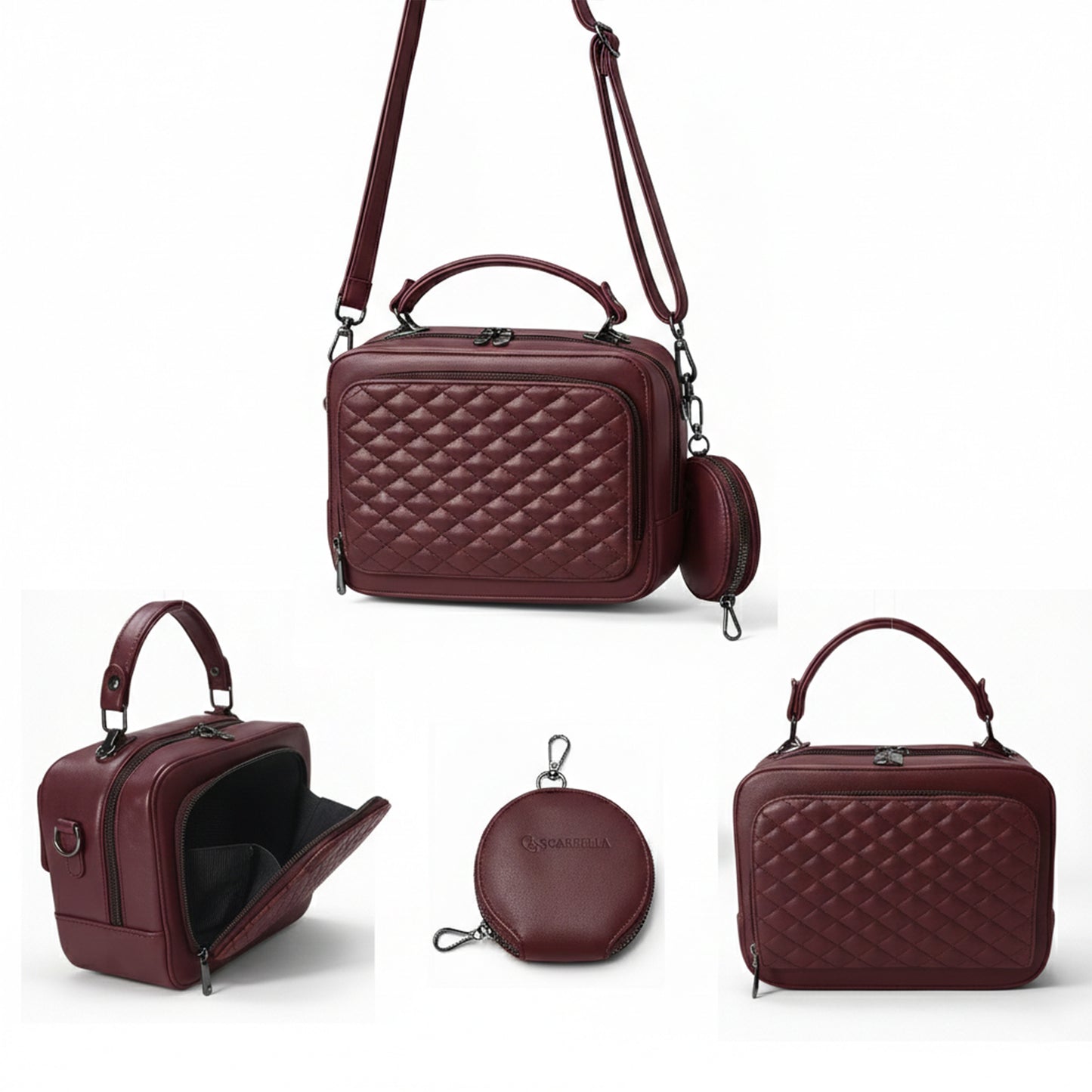 Verso Reversible Crossbody Handbag | Scarpella
