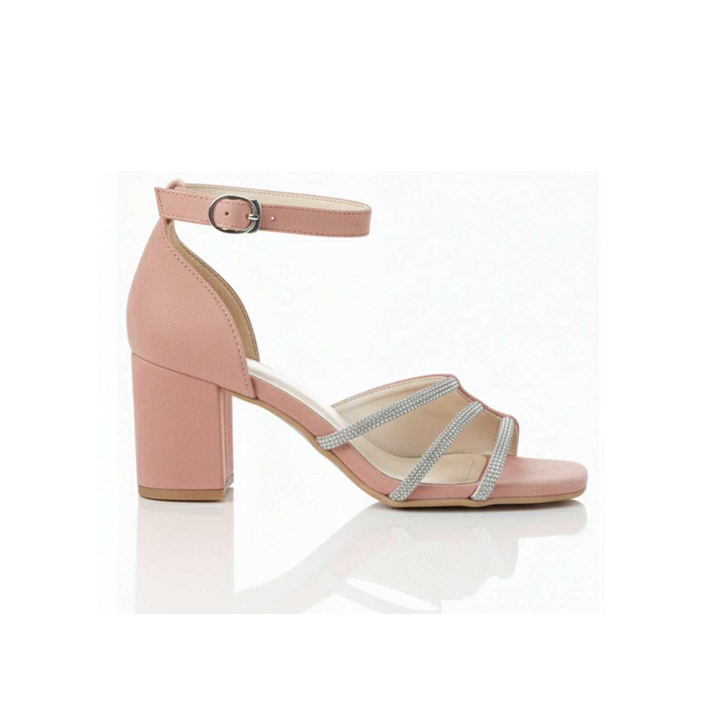 Lumi Strap Block Heel | Scarpella