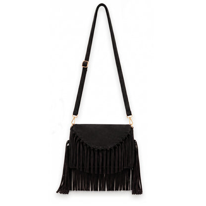 Solenza  – Suede Fringe  Bag