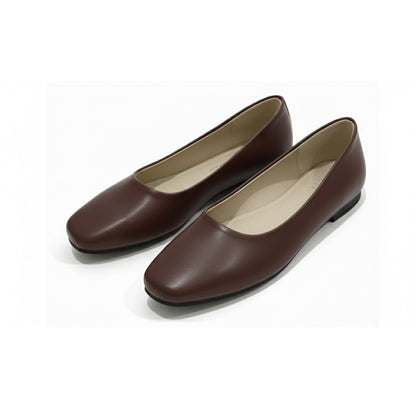 Lora Square-Toe Everyday Flat Shoes | Scarpella