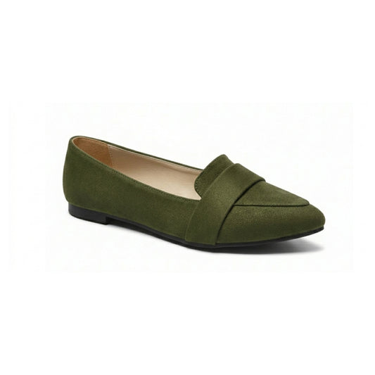 Vogue Suede Everyday Flat Shoes | Scarpella